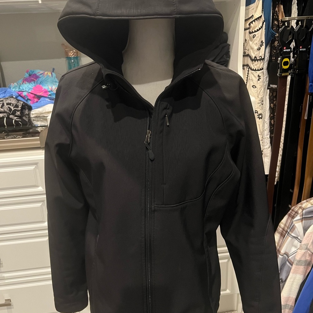 Black Hooded Jacket